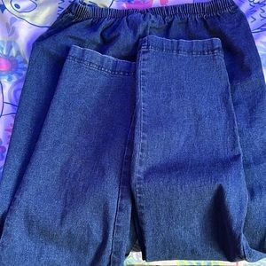 Strechy waist jeans large